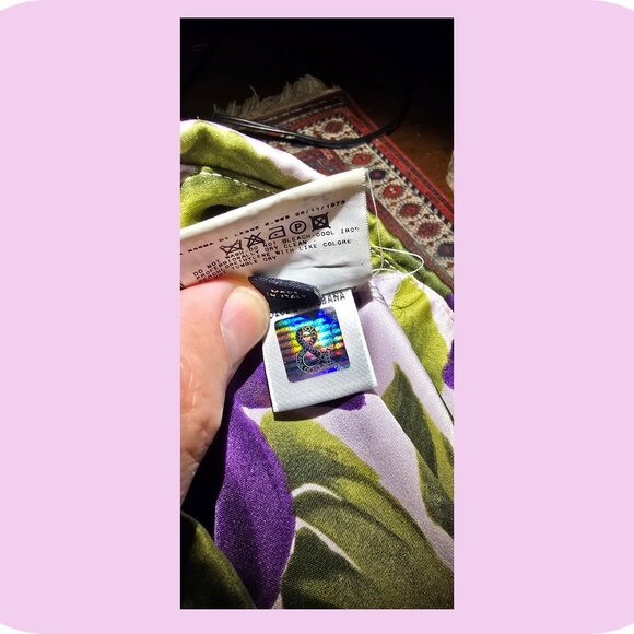 Dolce & Gabbana Haute Couture Floral Silk Shirt - Picture 3 of 3